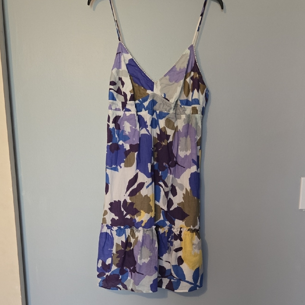 American Eagle Outfitters Purple Floral Slip Dress
